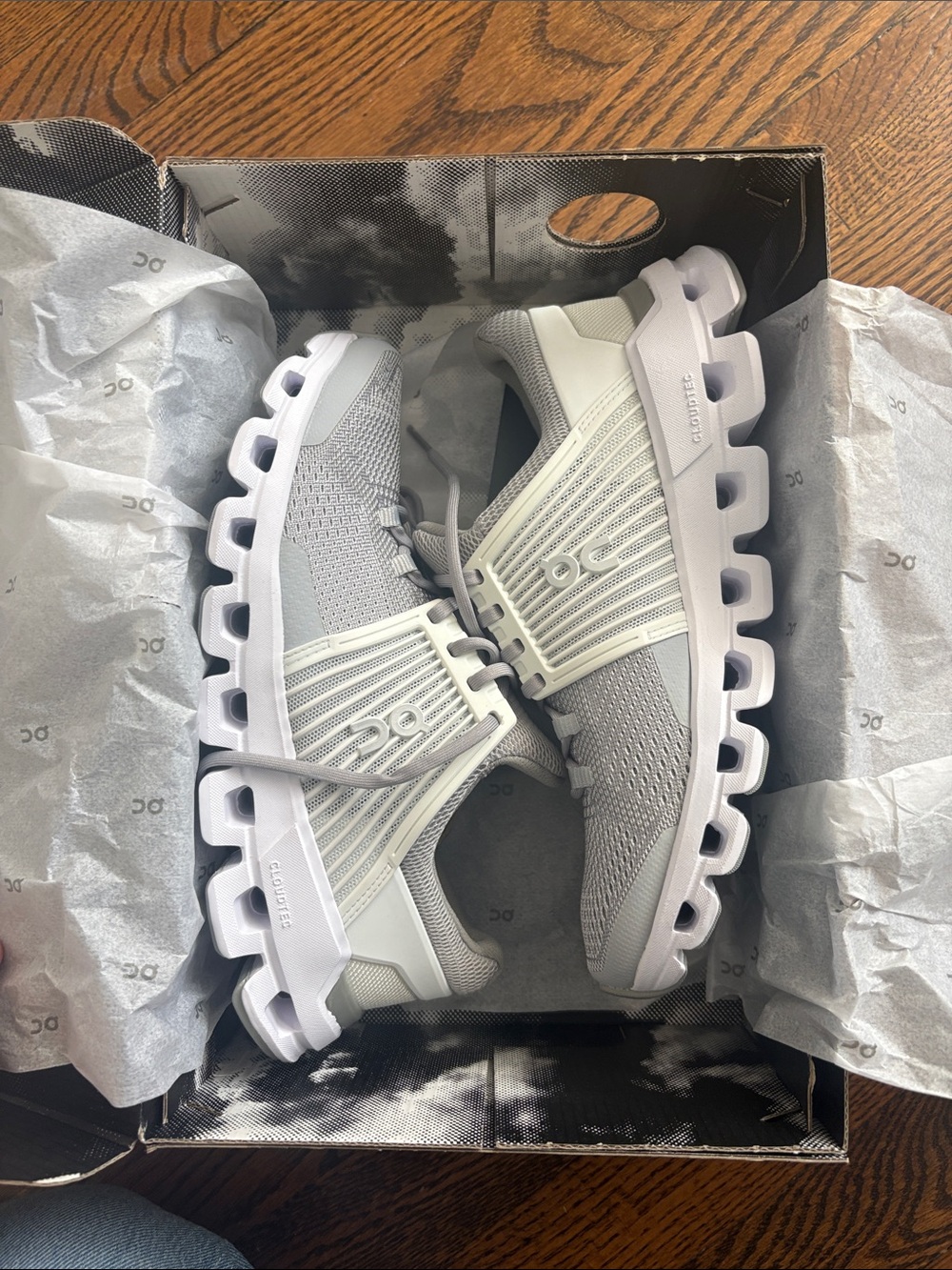 On Cloudswift Women's Running Sneakers in Light Grey (Never worn)